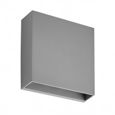 Φωτιστικό Επίτοιχο Διπλής κατεύθυνσης LED 4W 230V 260lm 3000K Θερμό φως Polycarbonate Γκρι IP65 Yellowstone